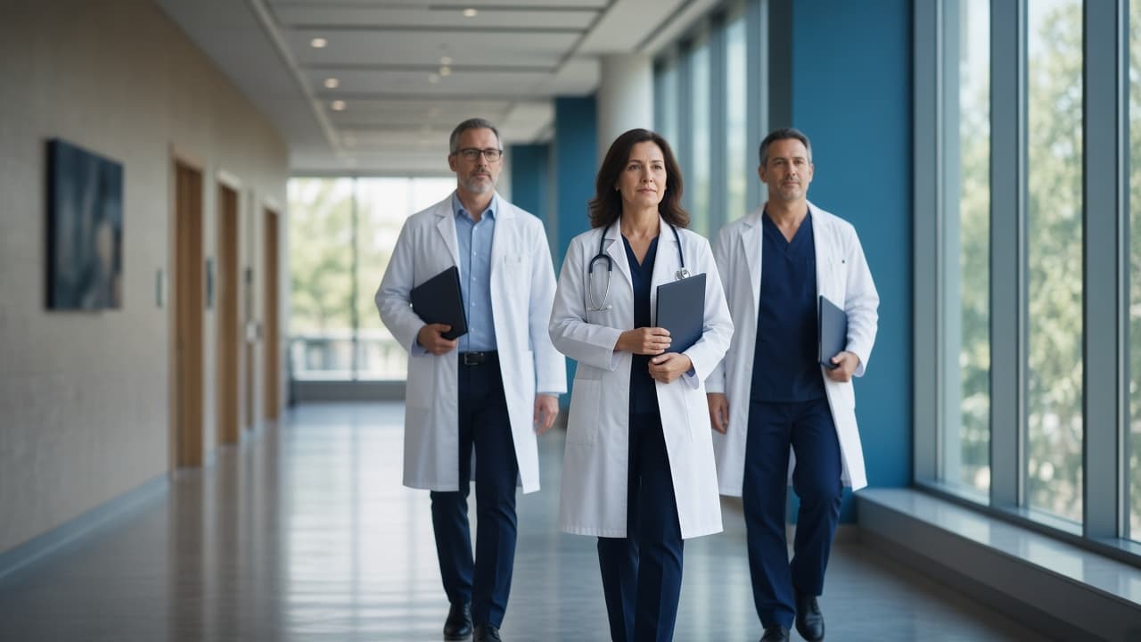 Modern clinical corridor