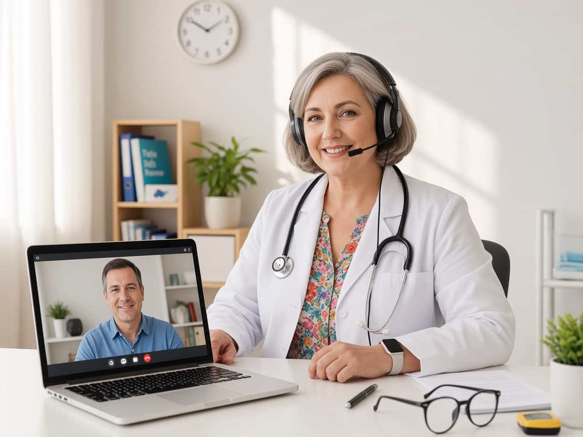 Telehealth assessment setup
